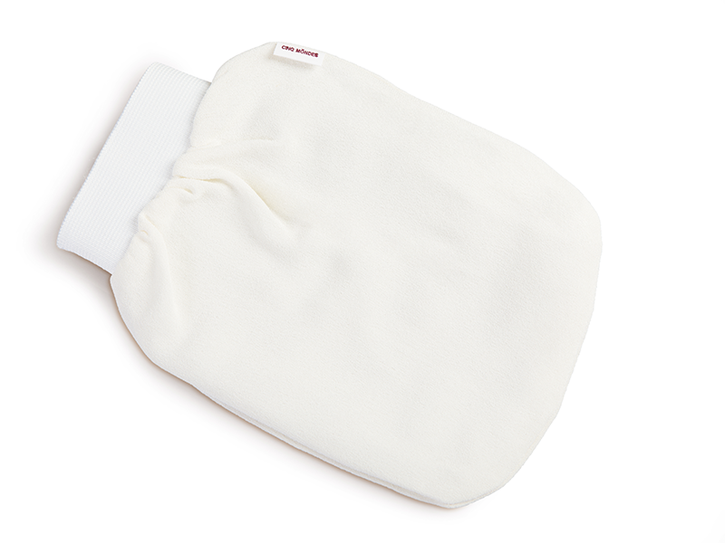 Kassa Glove mitt to exfoliate the body