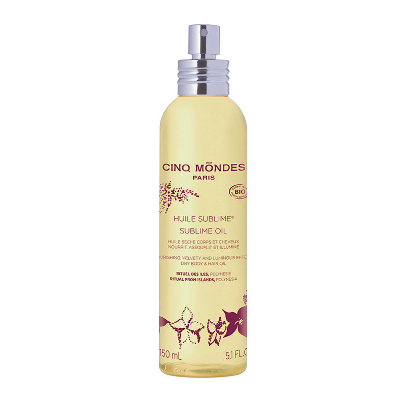 Organic dry body oil to intensely rehydrate very dry skin