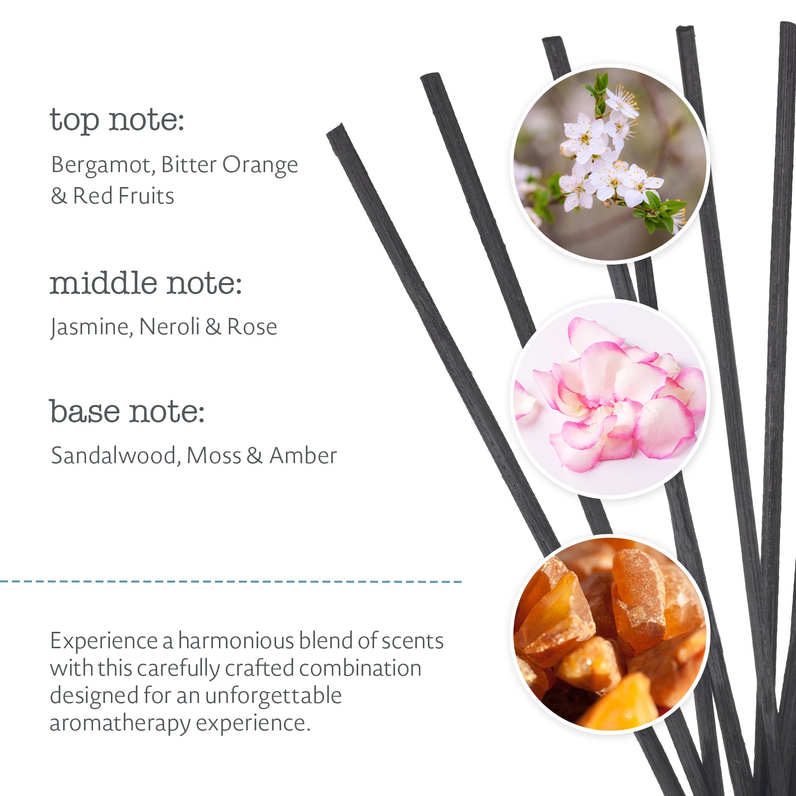 Soothe Jasmine & Fresh Rose Aromatherapy Reed Diffuser (5.8 fl.oz, 173ml)