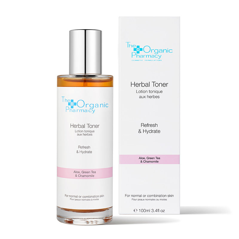 pH-balancing facial toner utilizes a complex blend of 11 botanicals for normal or combination skin