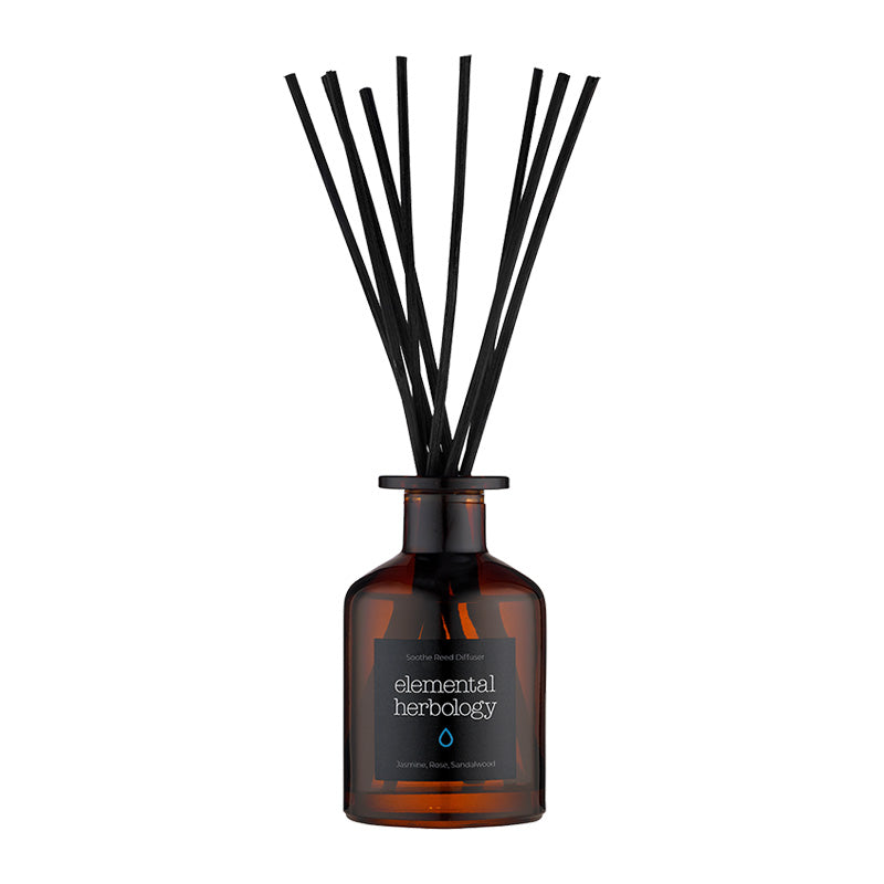 Room fragrance reed diffuser with soothing aromas of  sweet jasmine, fresh rose and warming sandalwood